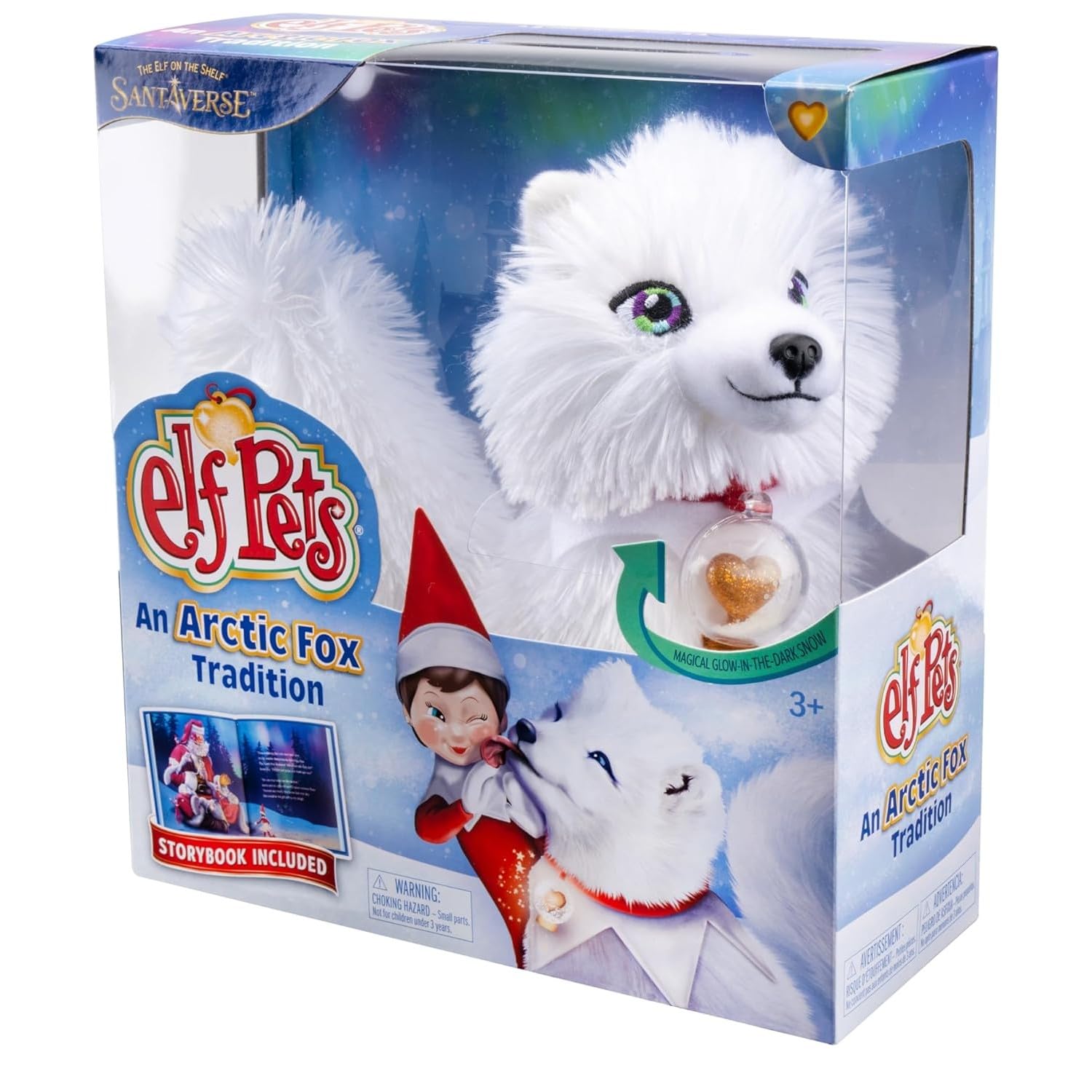 The Elf on the Shelf Elf Pets Traditions Saint Bernard storybook invites heartwarming rituals.