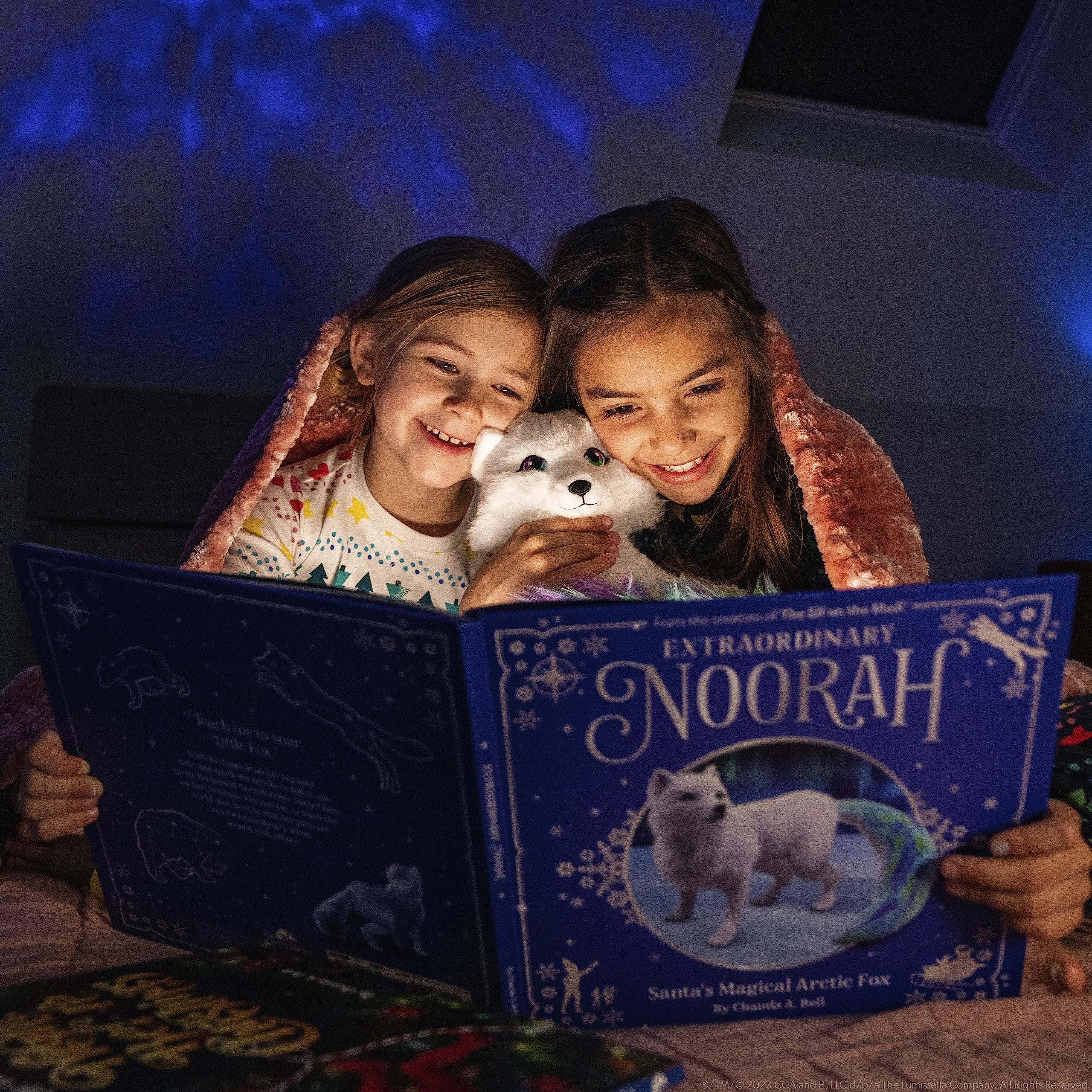 Noorah plush companion image, perfect for cozy read-aloud moments.