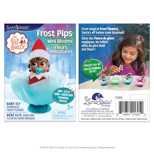 The Elf on the Shelf Frost Pips brown-eyed elf invites nurturing morning discoveries