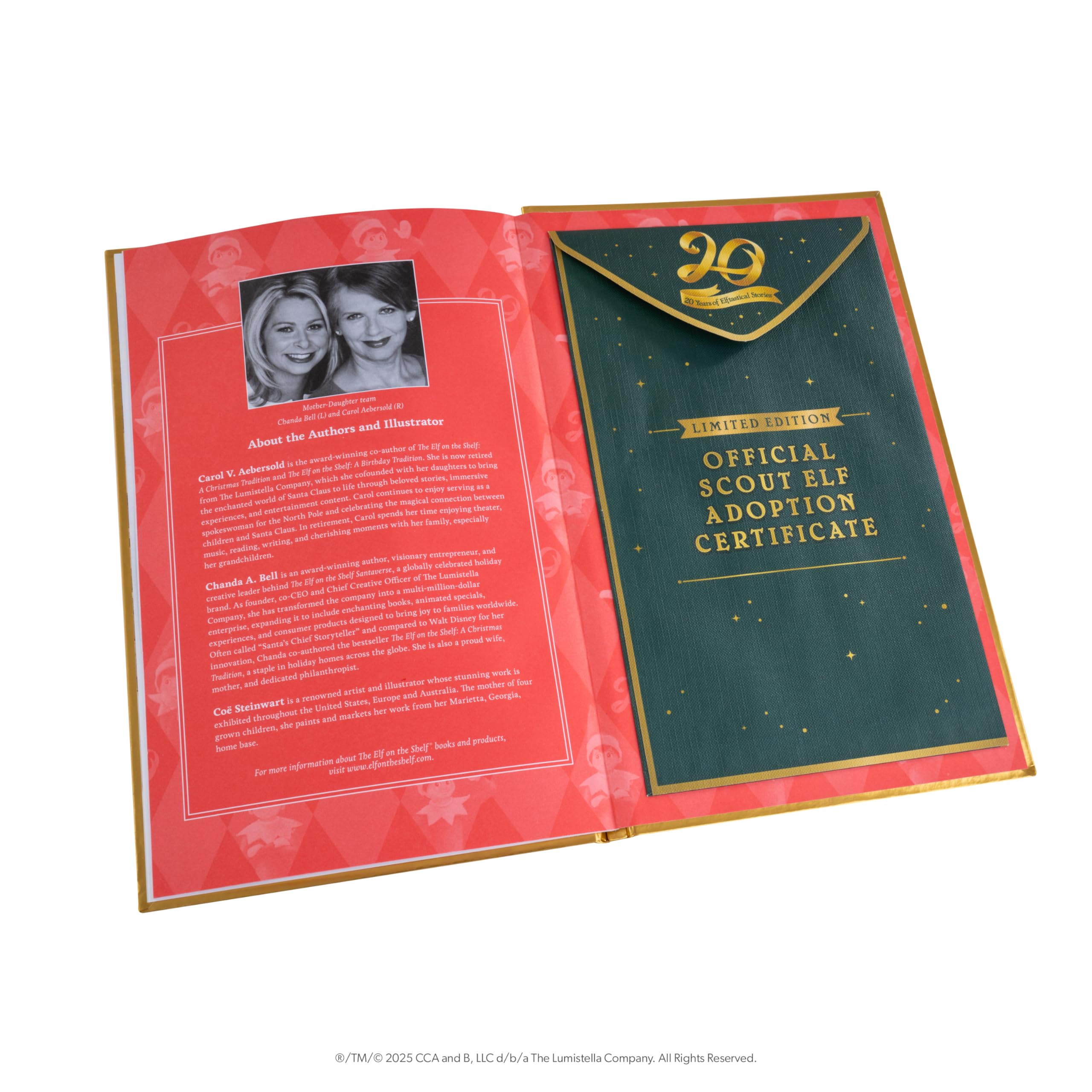 The Elf on the Shelf keepsake box containing memories and treasures.