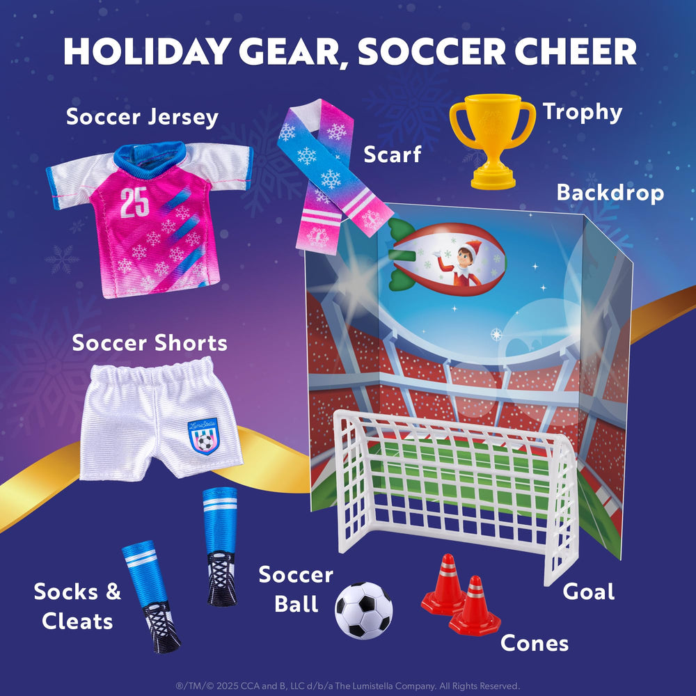 The Elf on the Shelf Polar Props North Pole Pitch Kit quick-start guide simplifies setup.