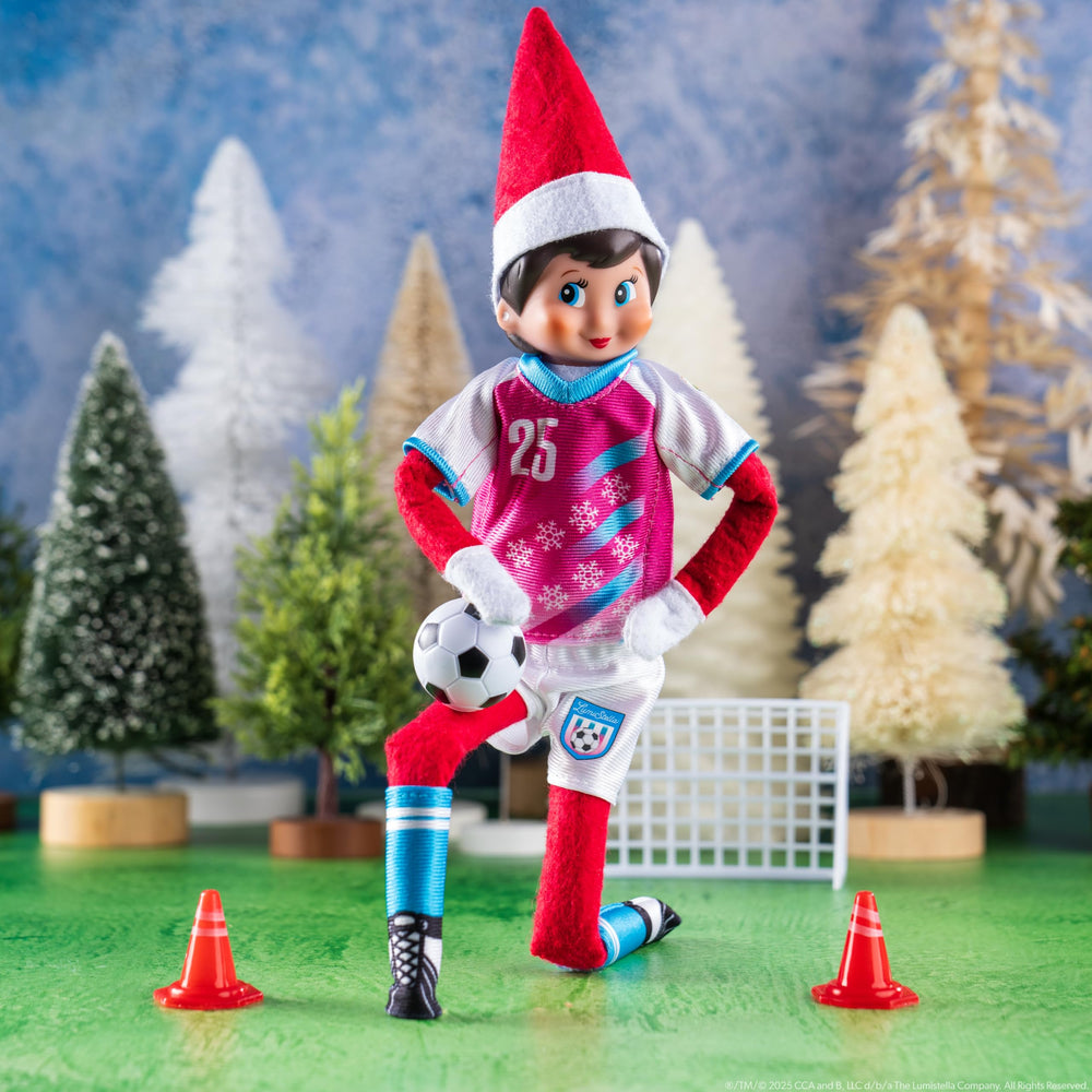 The Elf on the Shelf Polar Props North Pole Pitch Kit trophy rewards festive competitions.