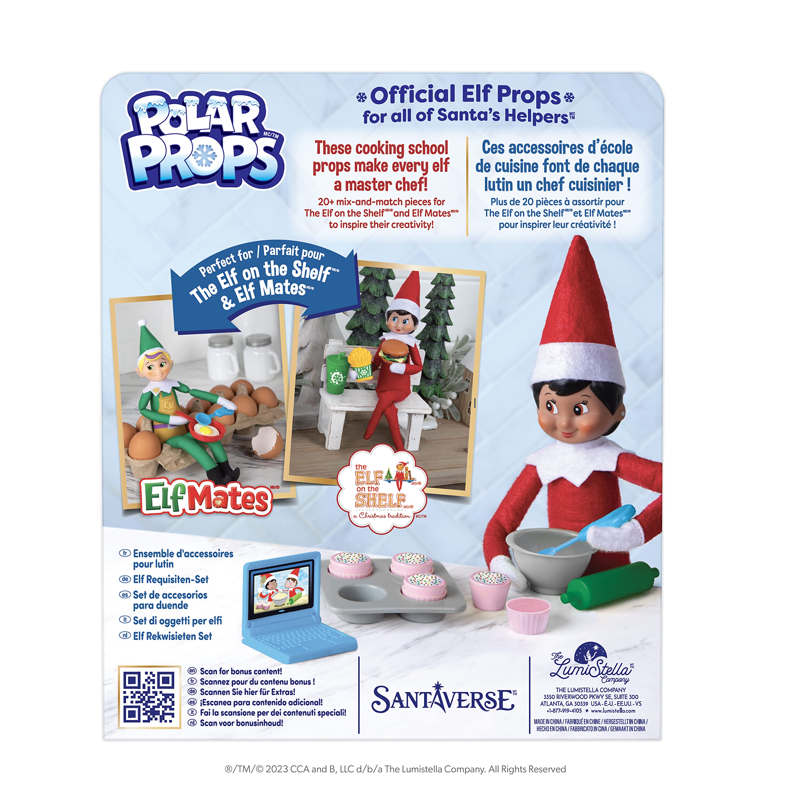 The Elf on the Shelf Polar Props spoon elevates pretend cooking moments for kids.