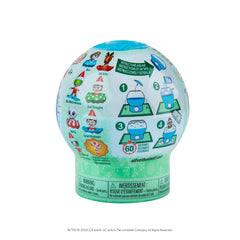 The Elf on the Shelf Secret SnoPrize blue and white globe highlighting the frosty design