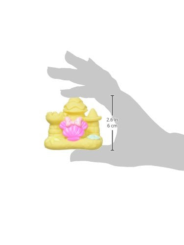 Durable rubber Minnie Mouse squirties offer safe water squirting action during bath.