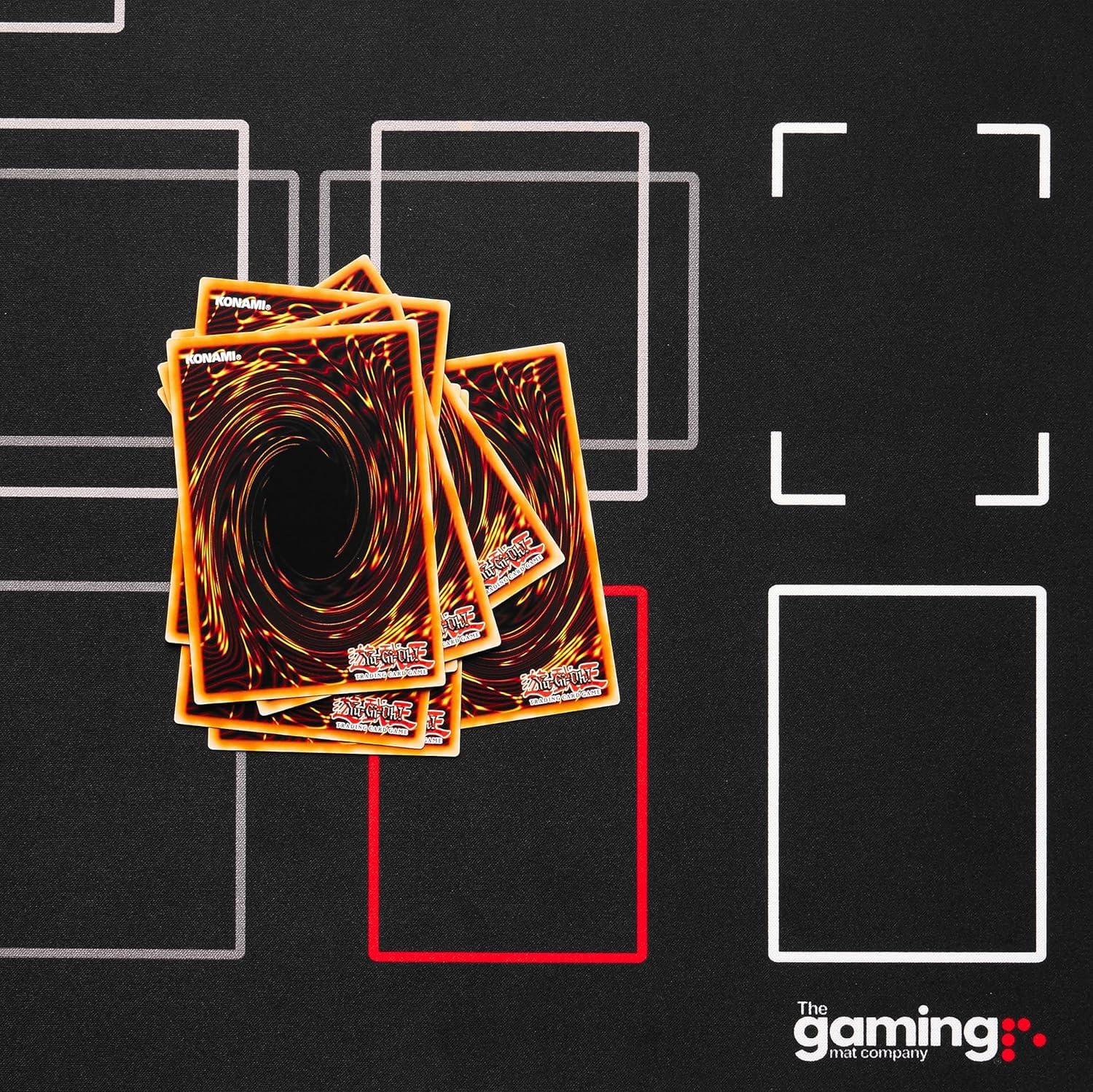 The Gaming Mat Company monster spell trap zones support tidy placement.