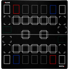 The Gaming Mat Company non-slip rubber base keeps the mat steady during battles.