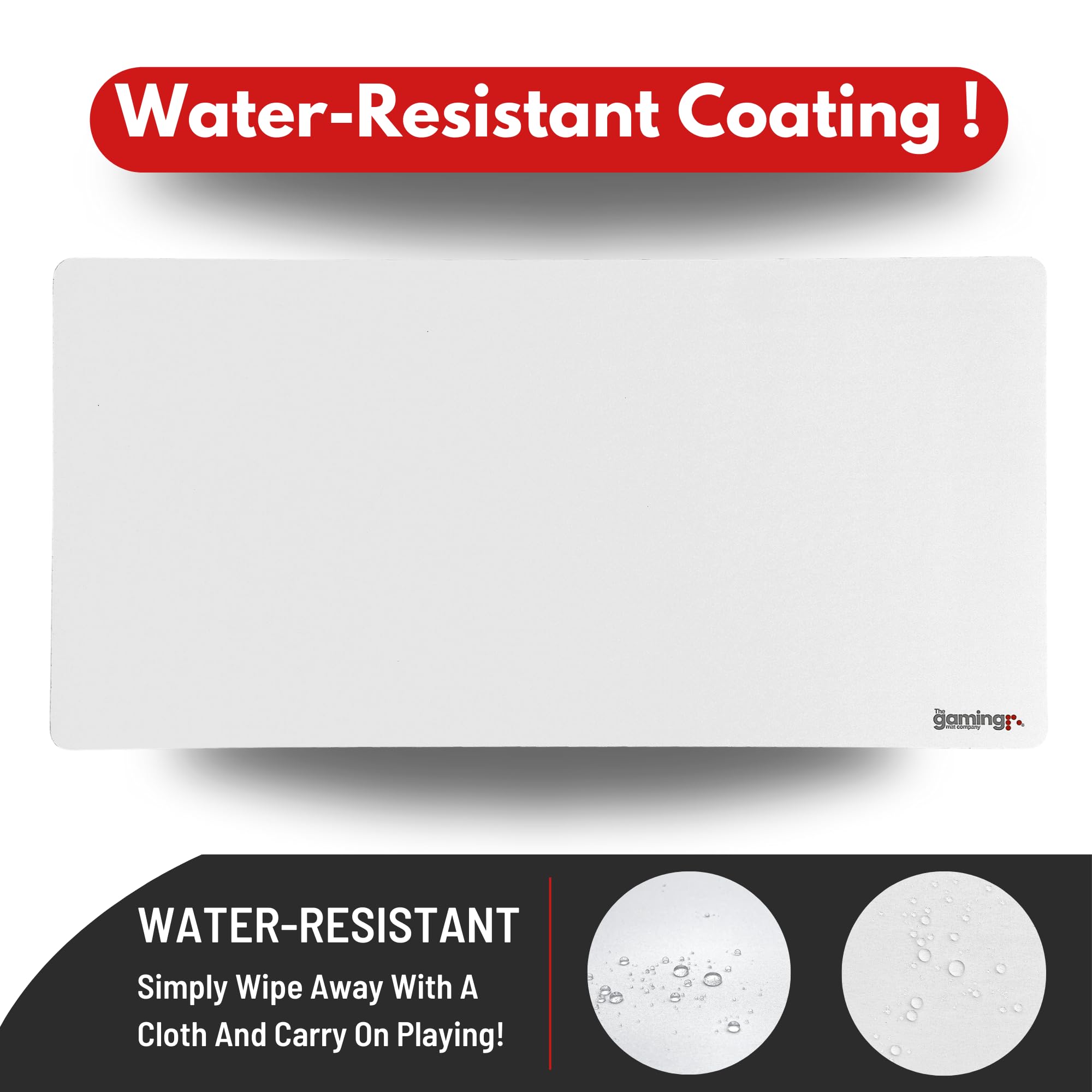 The Gaming Mat Company water-resistant coating close-up