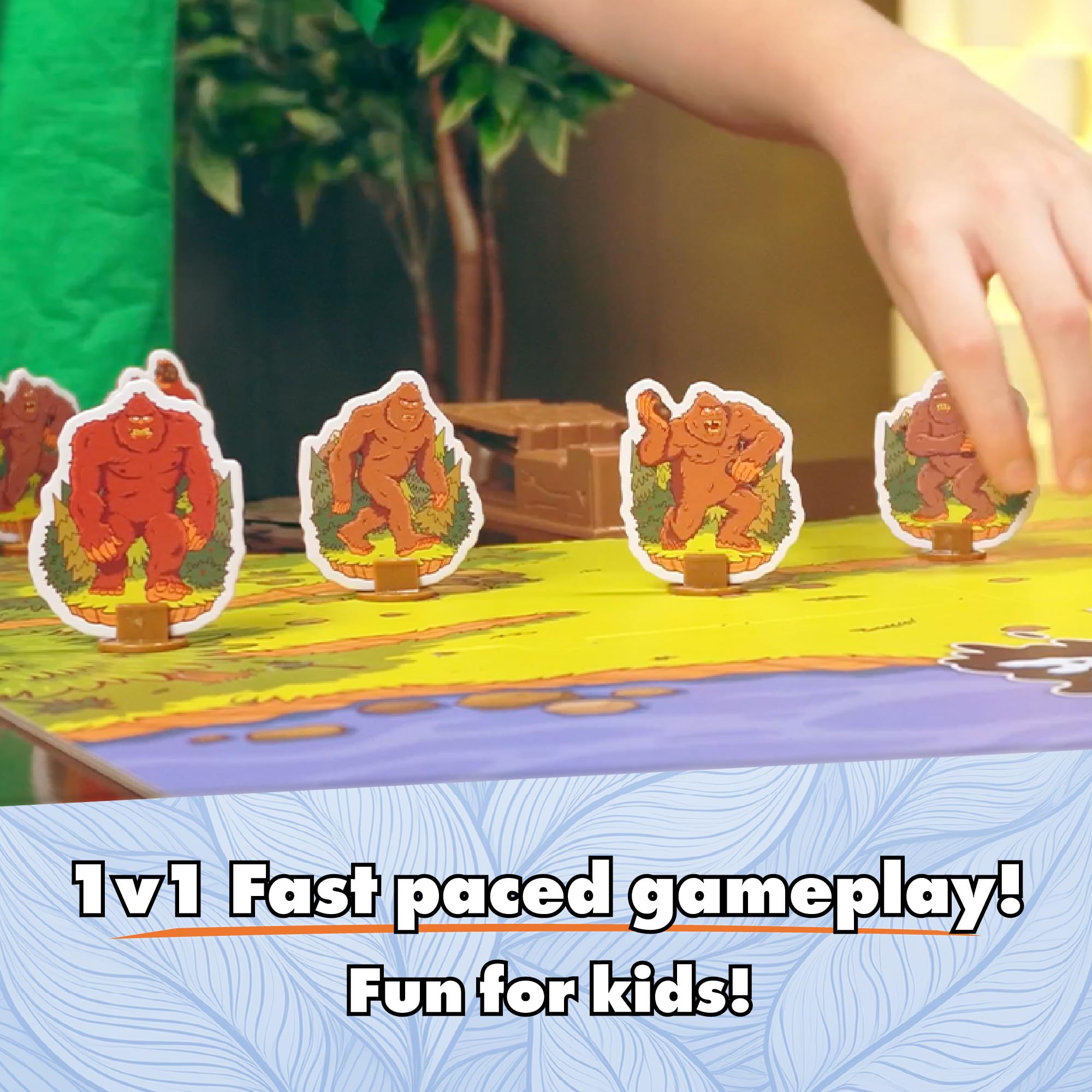 The Good Game Company Bigfoot figurines ready for a friendly showdown.