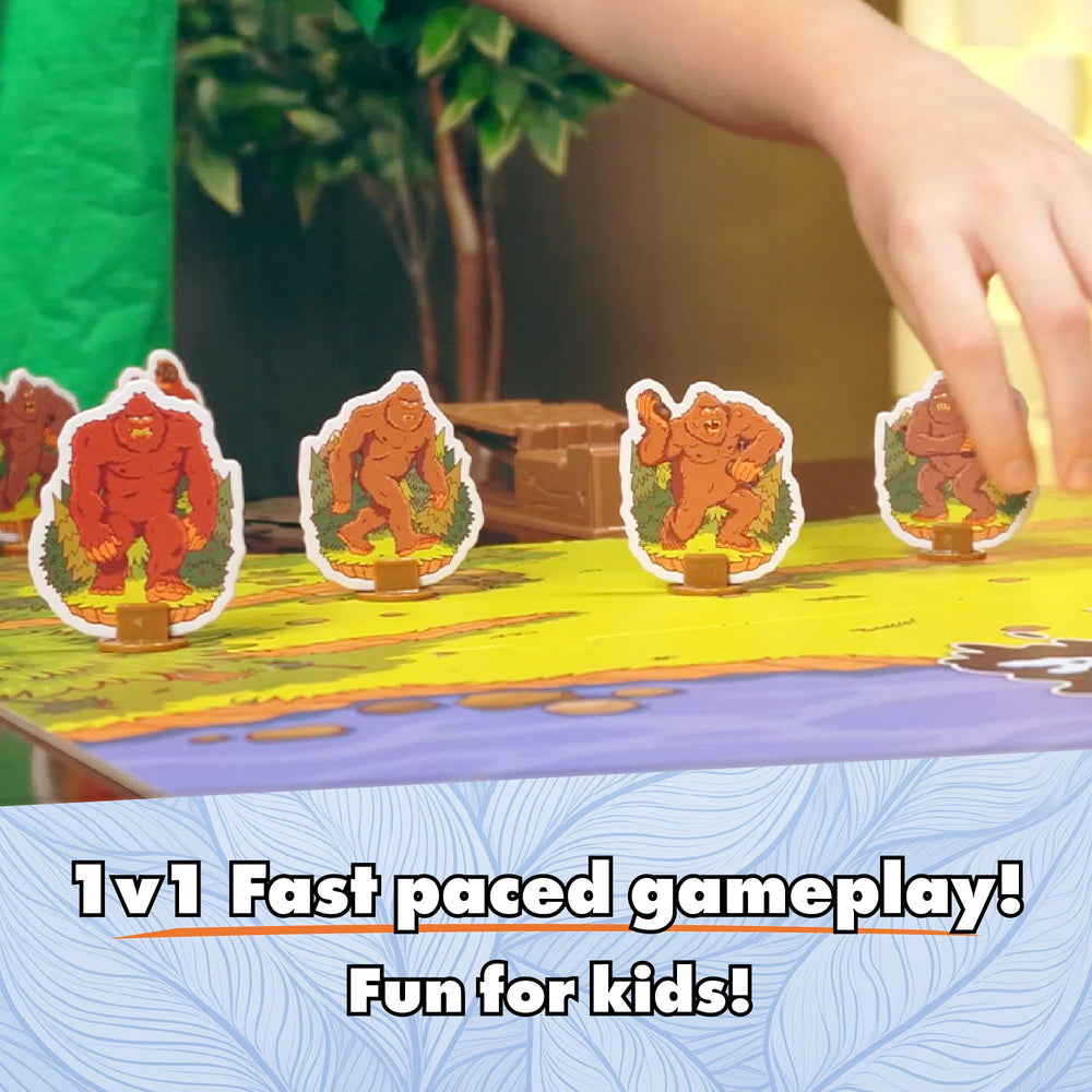 The Good Game Company Bigfoot figurines ready for a friendly showdown.