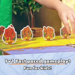 The Good Game Company Bigfoot figurines ready for a friendly showdown.