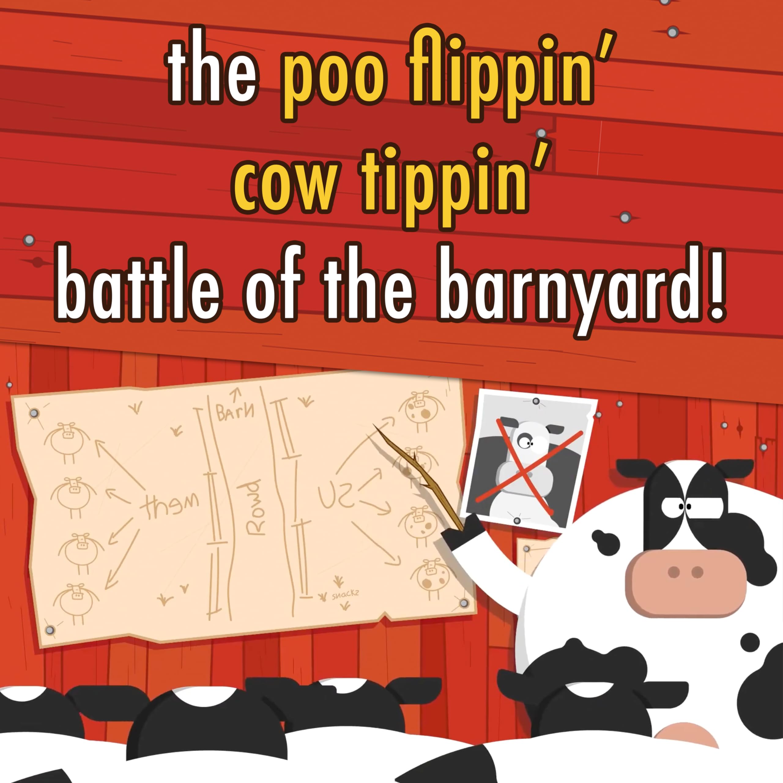 Cow pies ready for launch showcase playful projectiles and casual competition