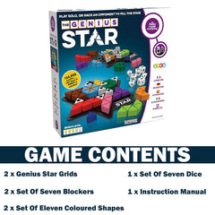 The Happy Puzzle Company Genius Star two boards shown for varied setups.