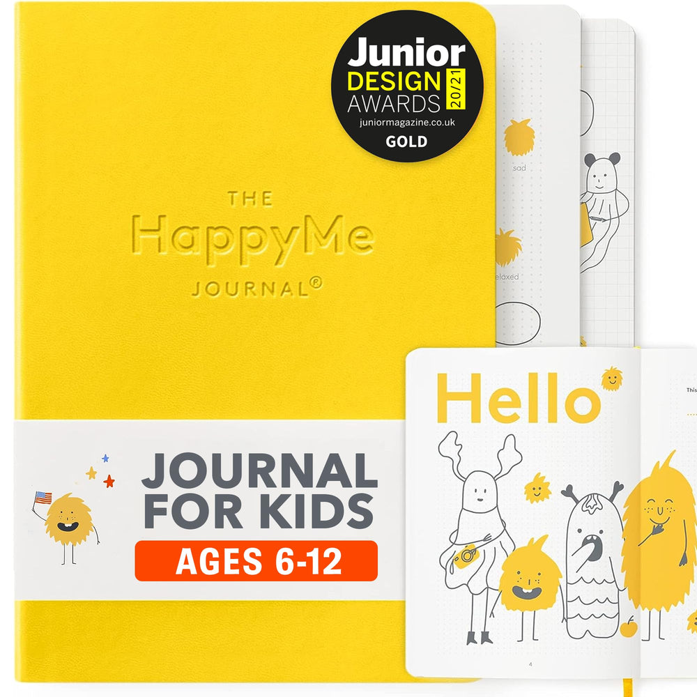 The HappyMe Journal gratitude-pages spark daily appreciation for kids.