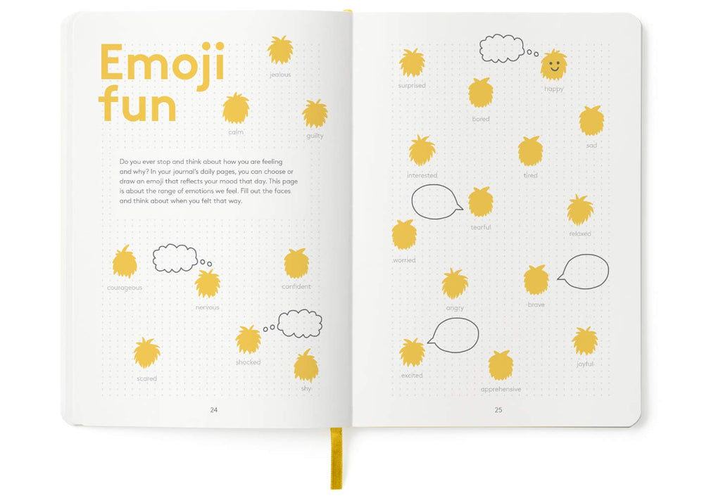 The HappyMe Journal growth-mindset-illustration inspires positive learning attitudes at home or school.