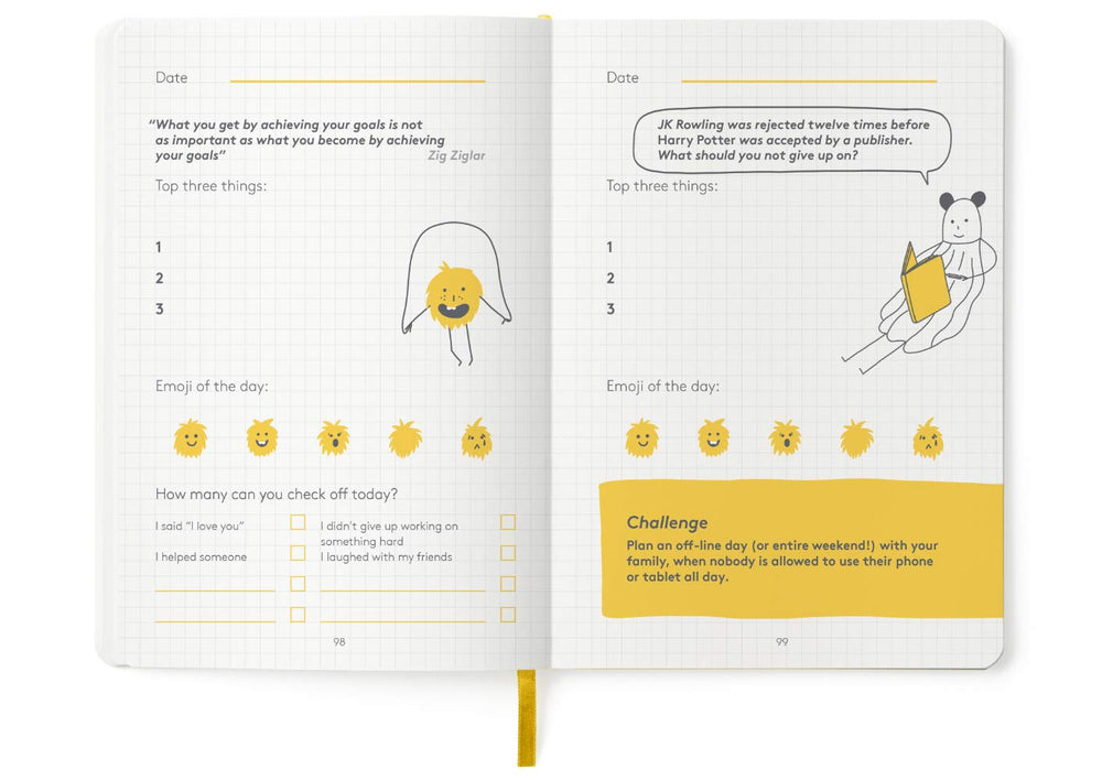 The HappyMe Journal pocket-size keeps journaling portable for on-the-go moments.