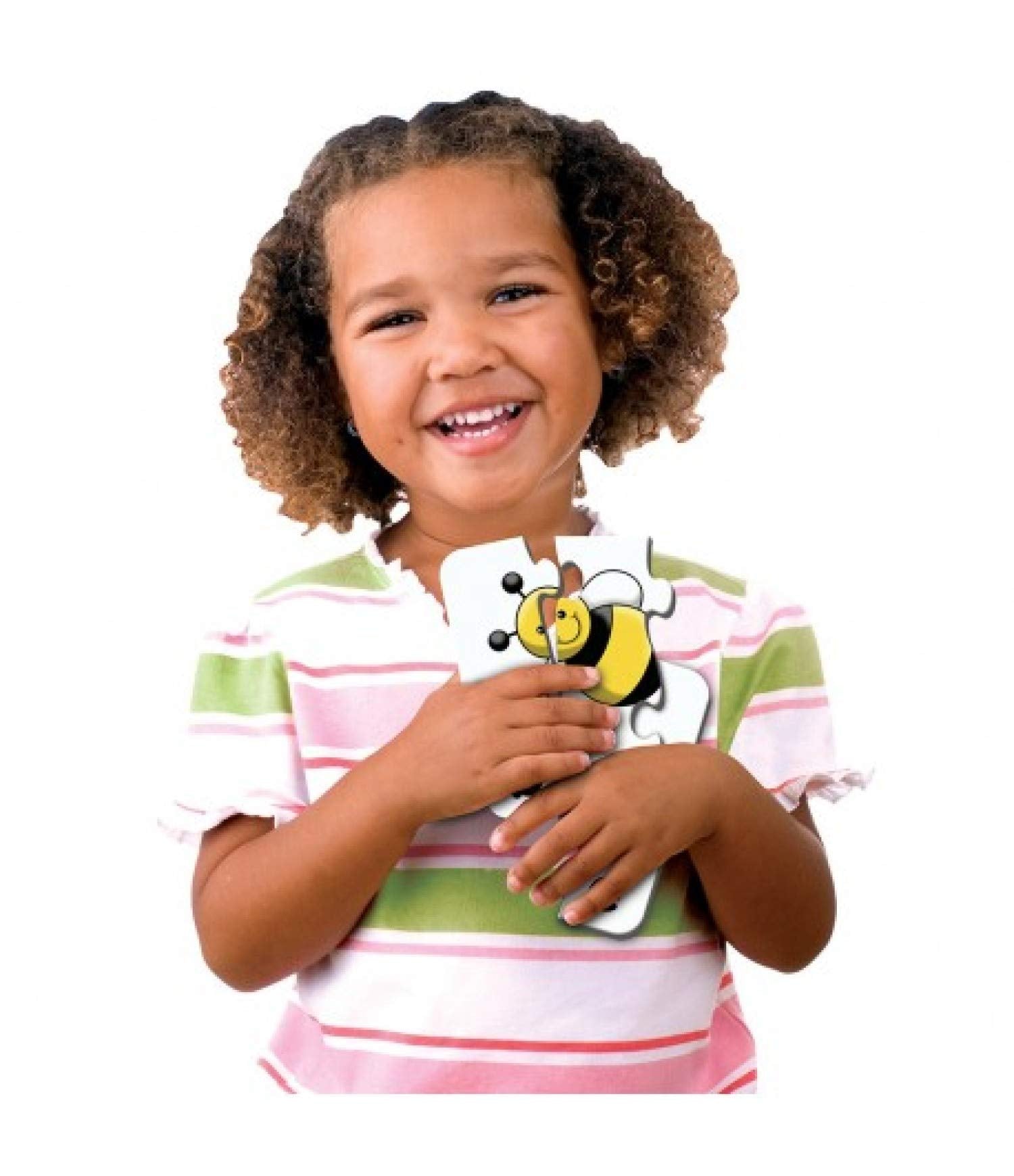 The Learning Journey Match It! three-piece puzzles build concentration and early reading skills.