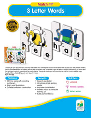 The Learning Journey Match It! cards are durable and easy to grasp for small hands.