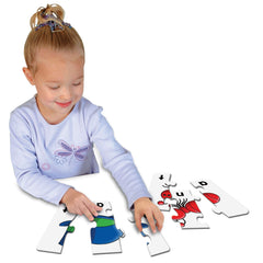 The Learning Journey Match It! self-correcting pieces promote independent play and correct spelling.