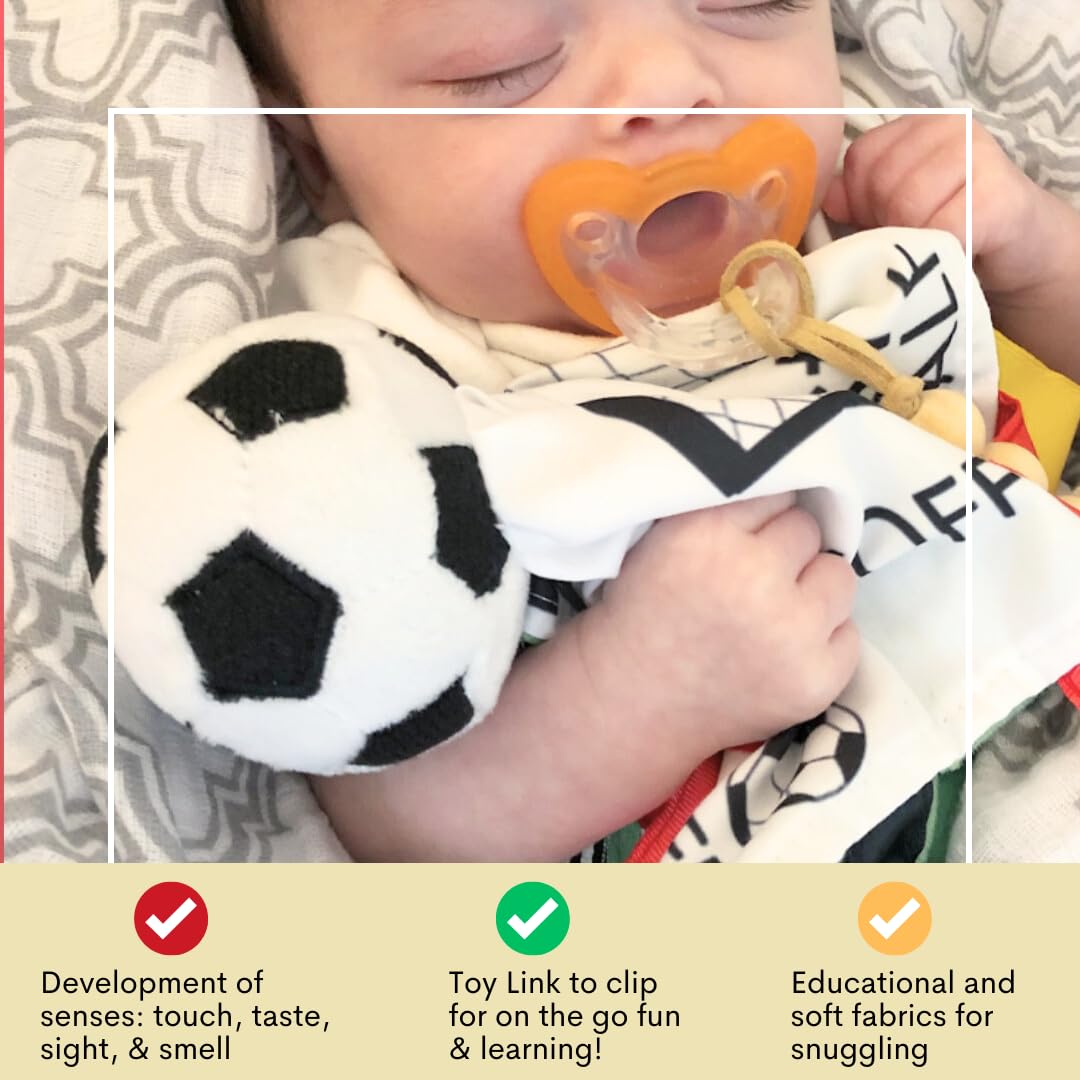 Five-sense stimulation concept with the lovey