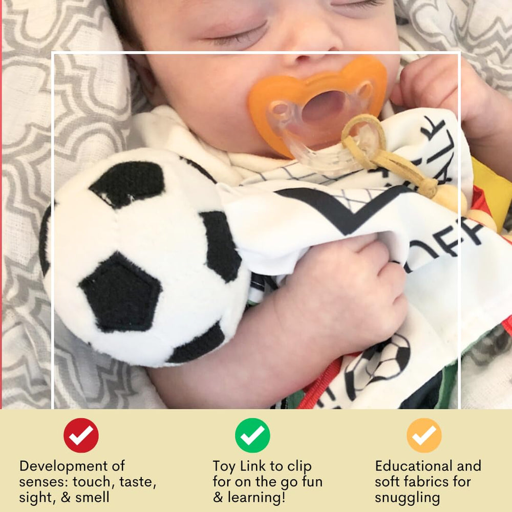 Five-sense stimulation concept with the lovey
