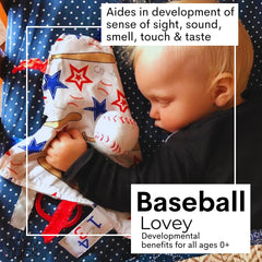 The Learning Lovey closed-ribbon-lovey keeps ribbons safely tucked for quiet play