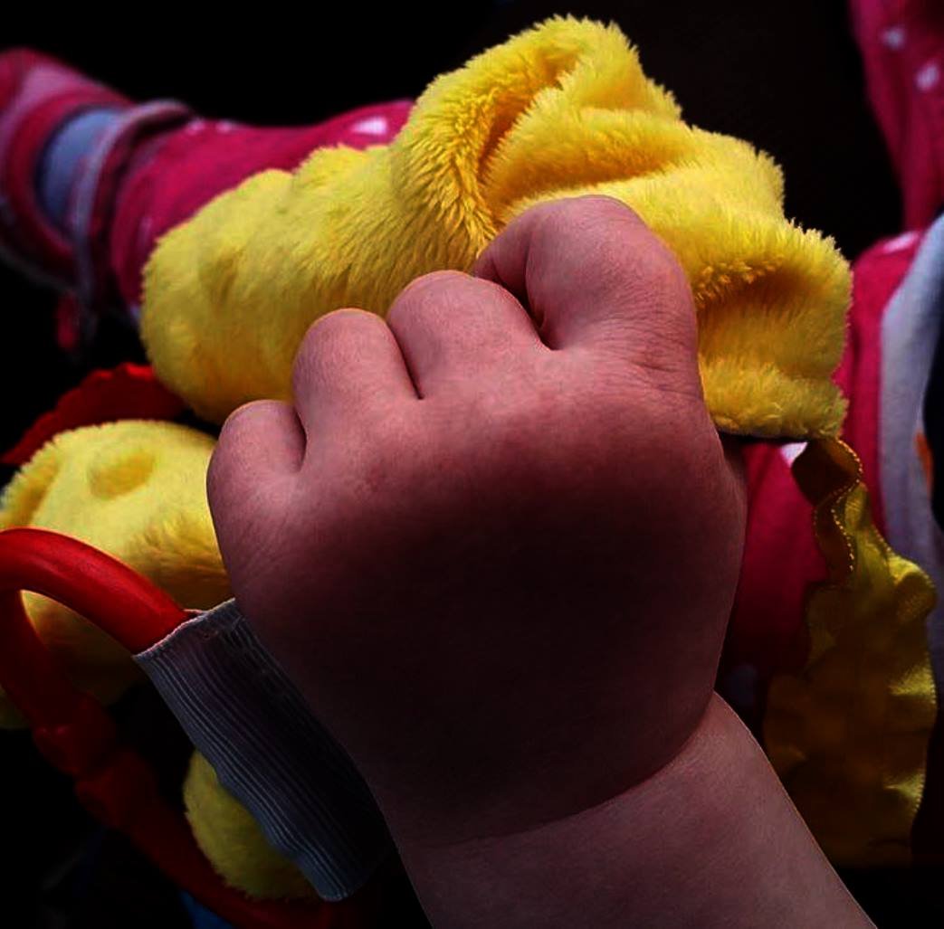 The Learning Lovey firefighter soft plush backing delivers comforting texture.