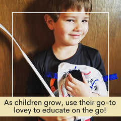 The Learning Lovey shapes and colors learning focus during play