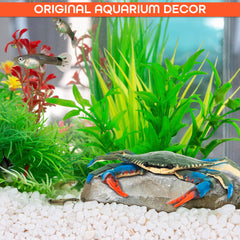 The Little Green Change blue crab toy packaging shot for coastal styling