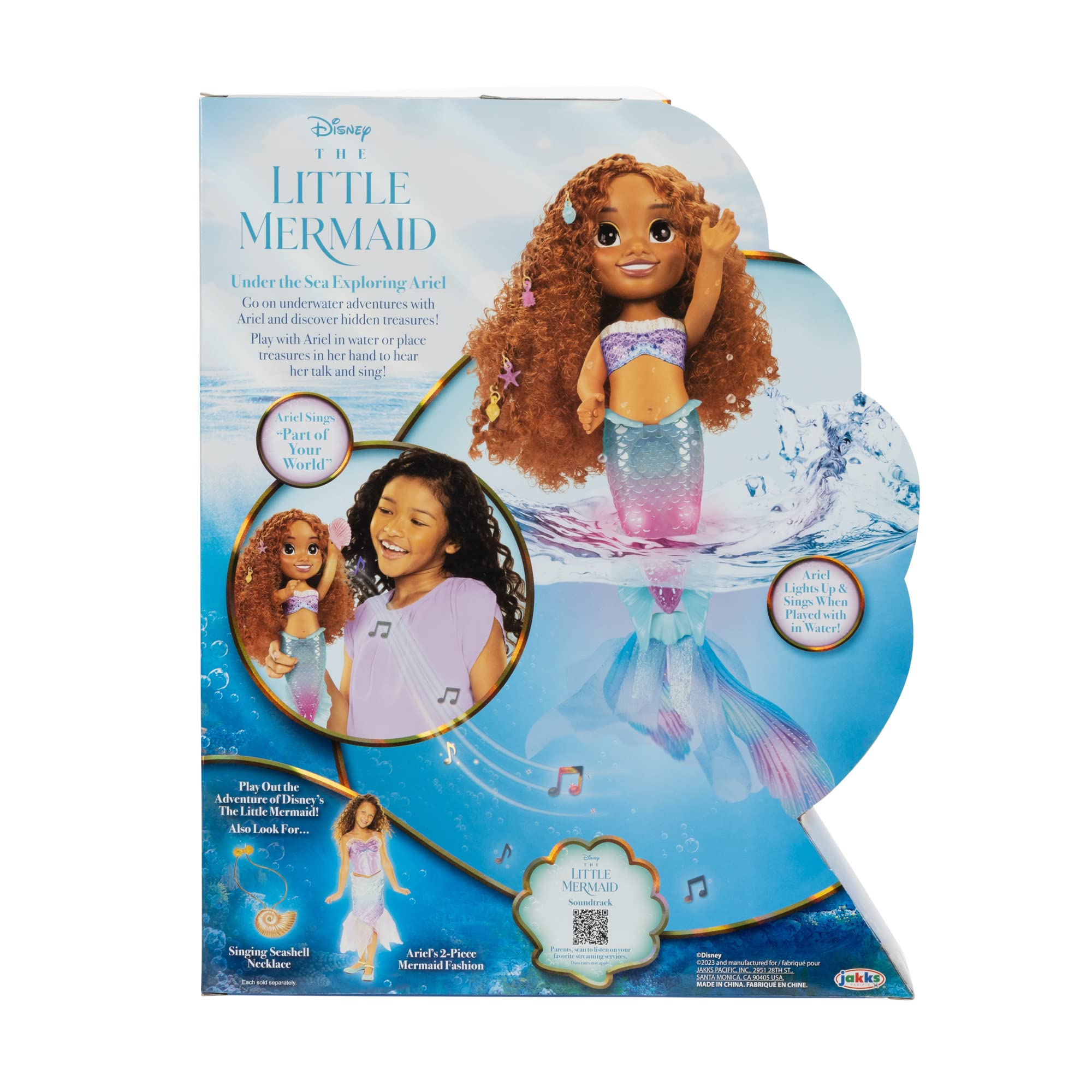 Accessory charms spark creativity when styling Ariel's hair.