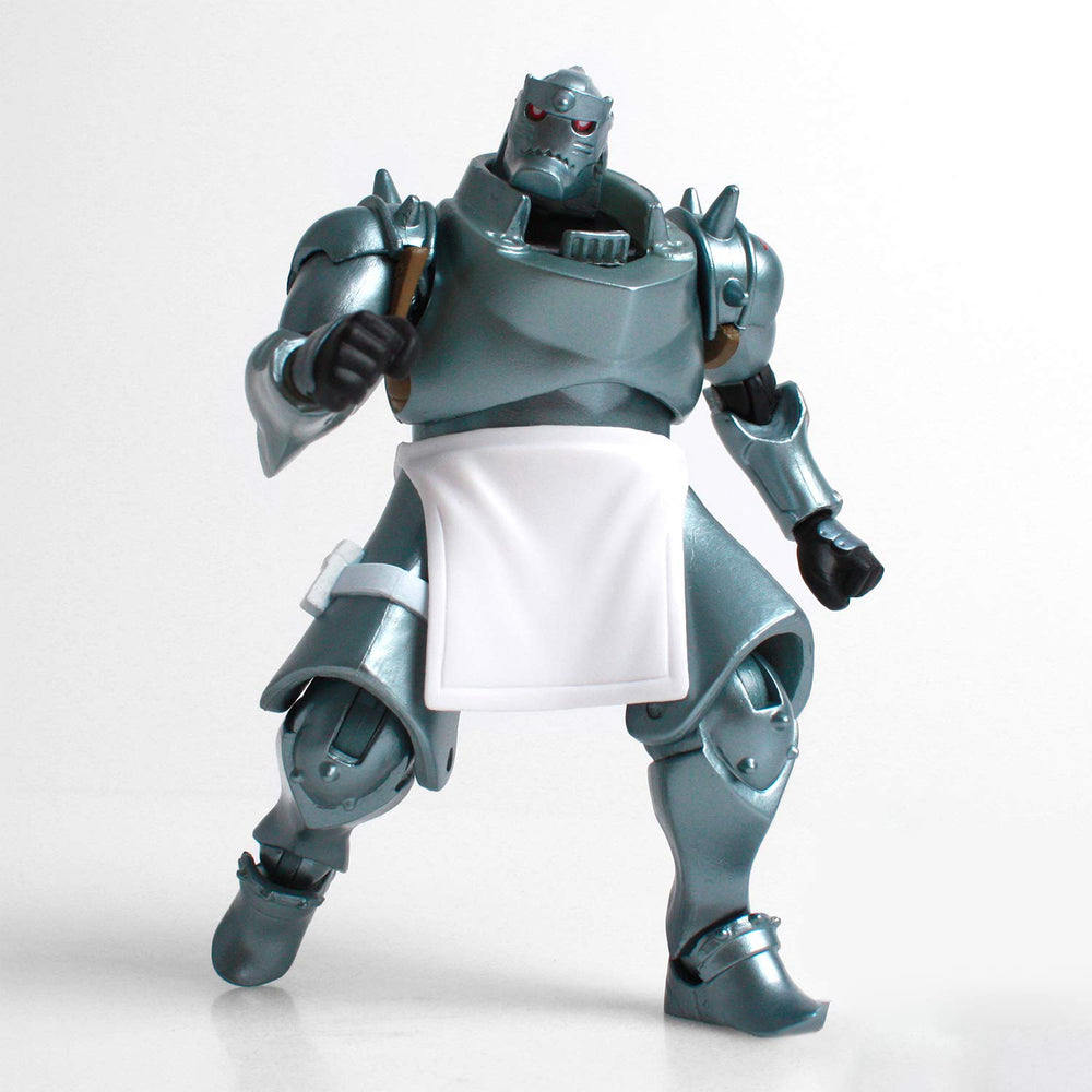 The Loyal Subjects Alphonse Elric BST AXN 5-inch figure detailed shot highlighting craftsmanship