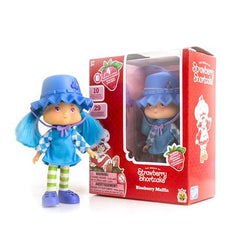 The Loyal Subjects Blueberry Muffin Fashion Doll includes stickers and four surprise accessories.