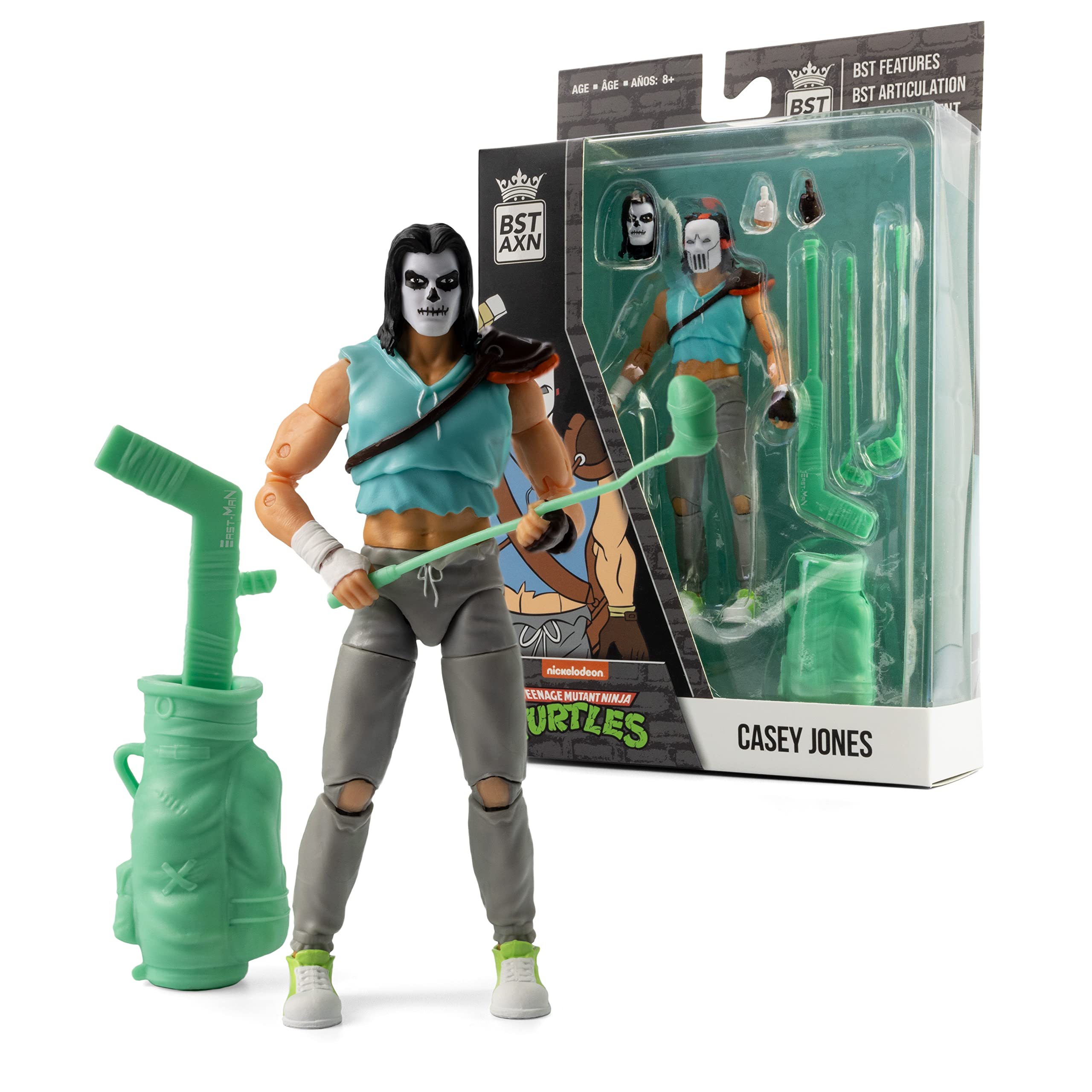 The Loyal Subjects Casey Jones dioramic window box, enhances collection display and storytelling.