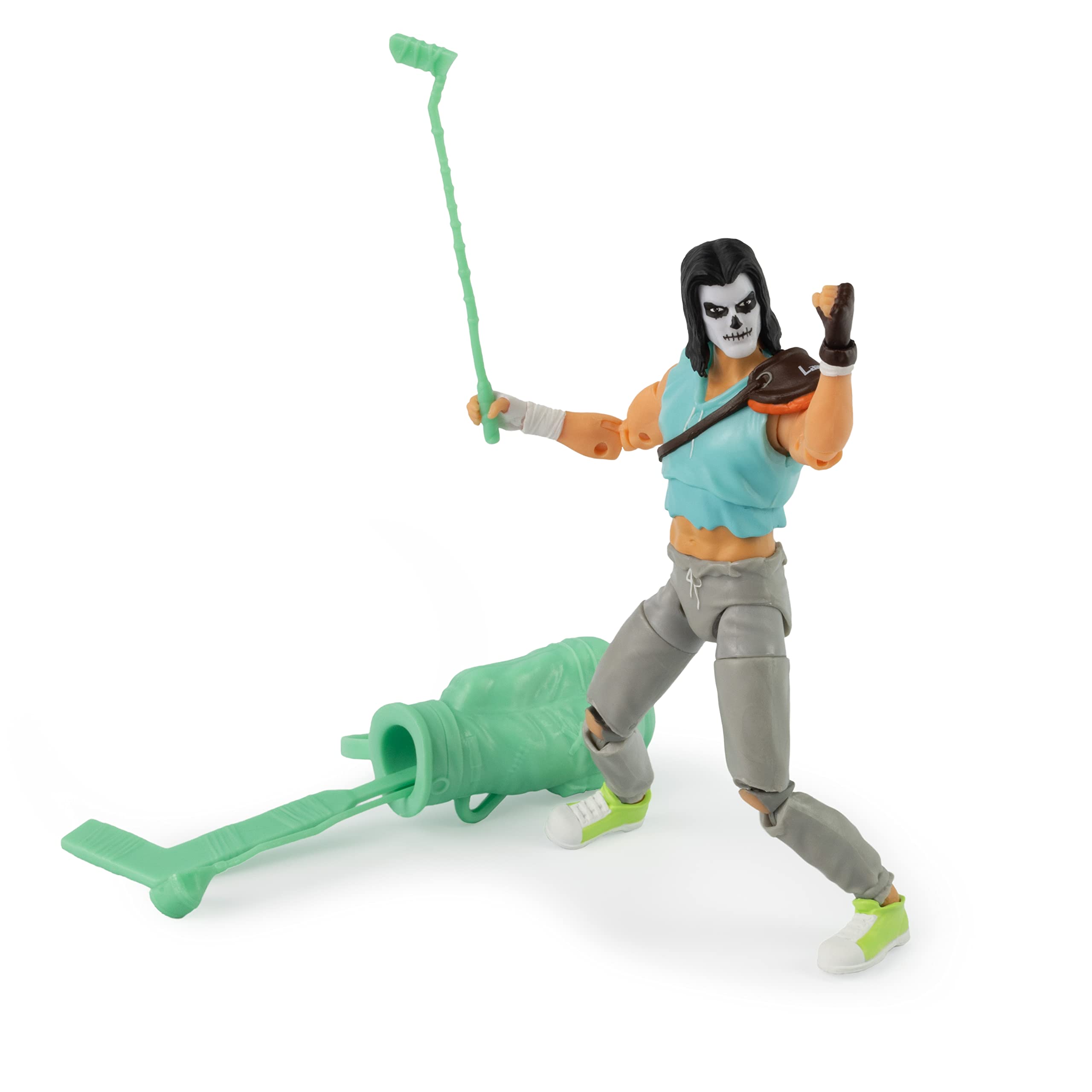 The Loyal Subjects Casey Jones hockey mask portrait, ready for action poses and diorama scenes.