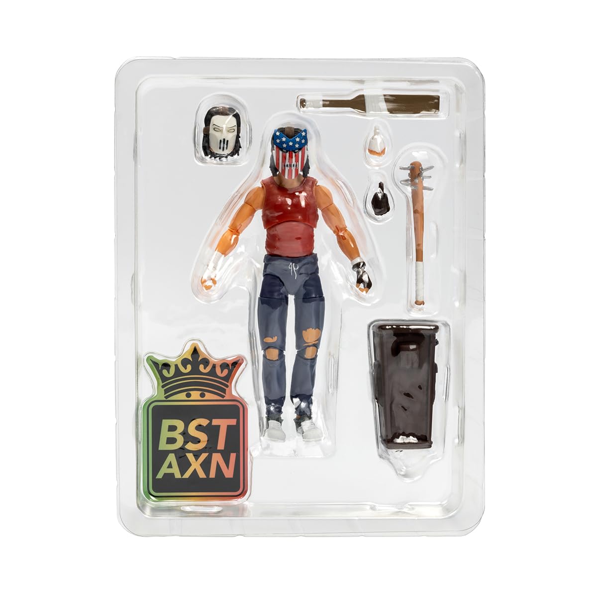 The Loyal Subjects Casey Jones cricket bat accessory for posing.