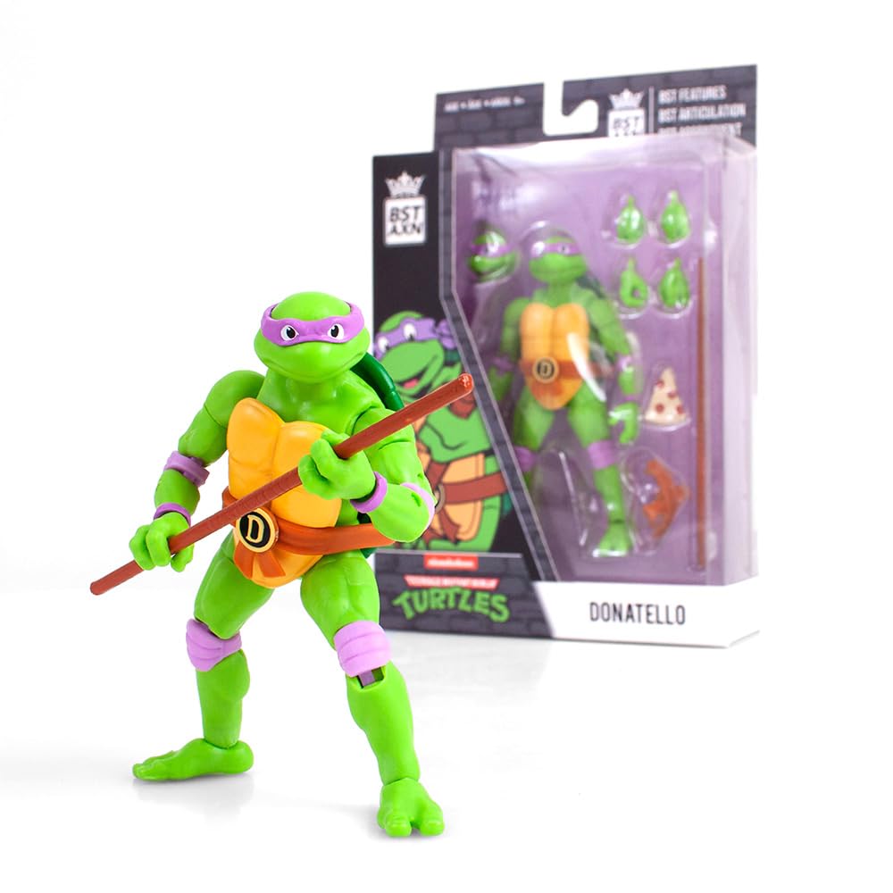 Donatello with purple headband for detailed TMNT display by The Loyal Subjects