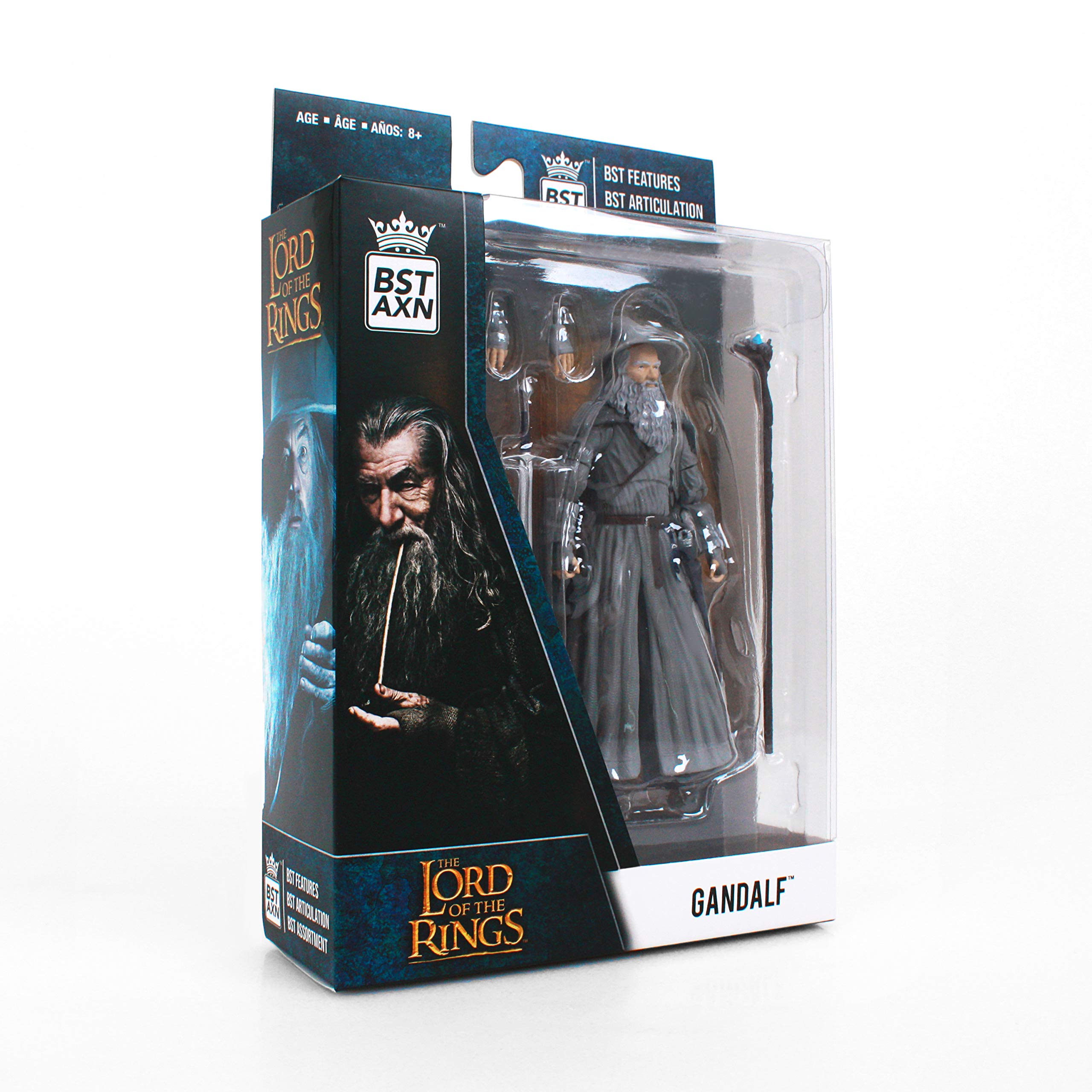The Loyal Subjects Gandalf BST AXN 5in staff for dramatic display poses