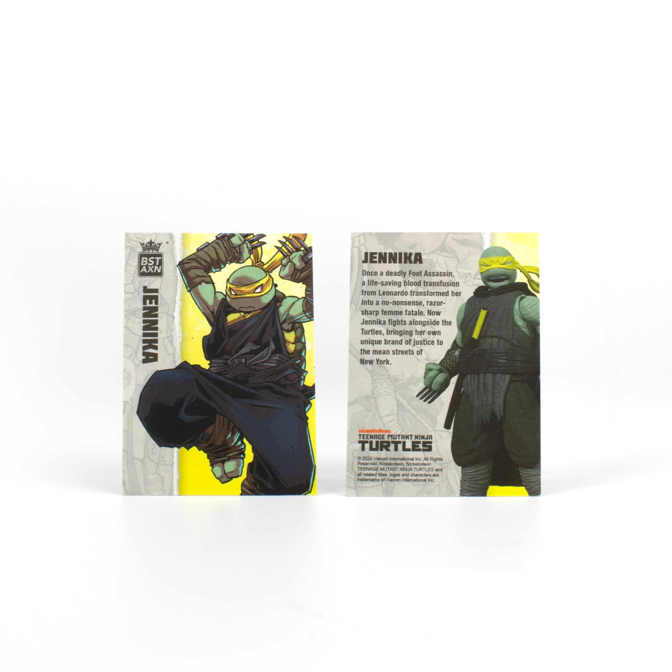 The Loyal Subjects Jennika wind effects and ninja sword enhance action displays.