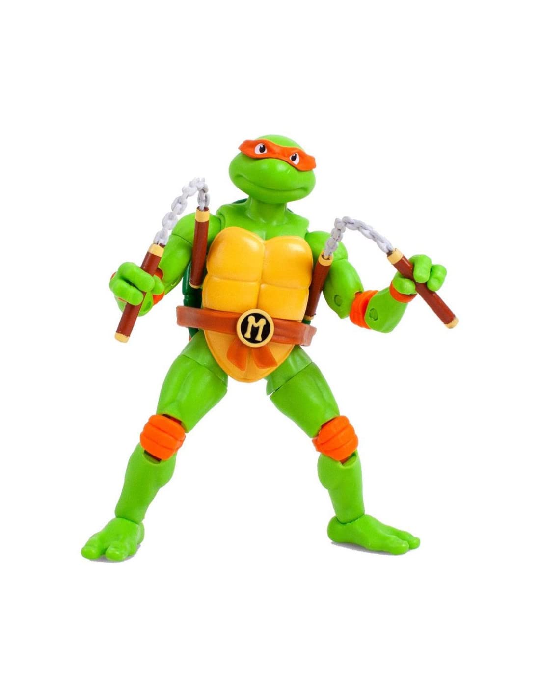 The Loyal Subjects Michelangelo BST AXN figure ready for display and posing.