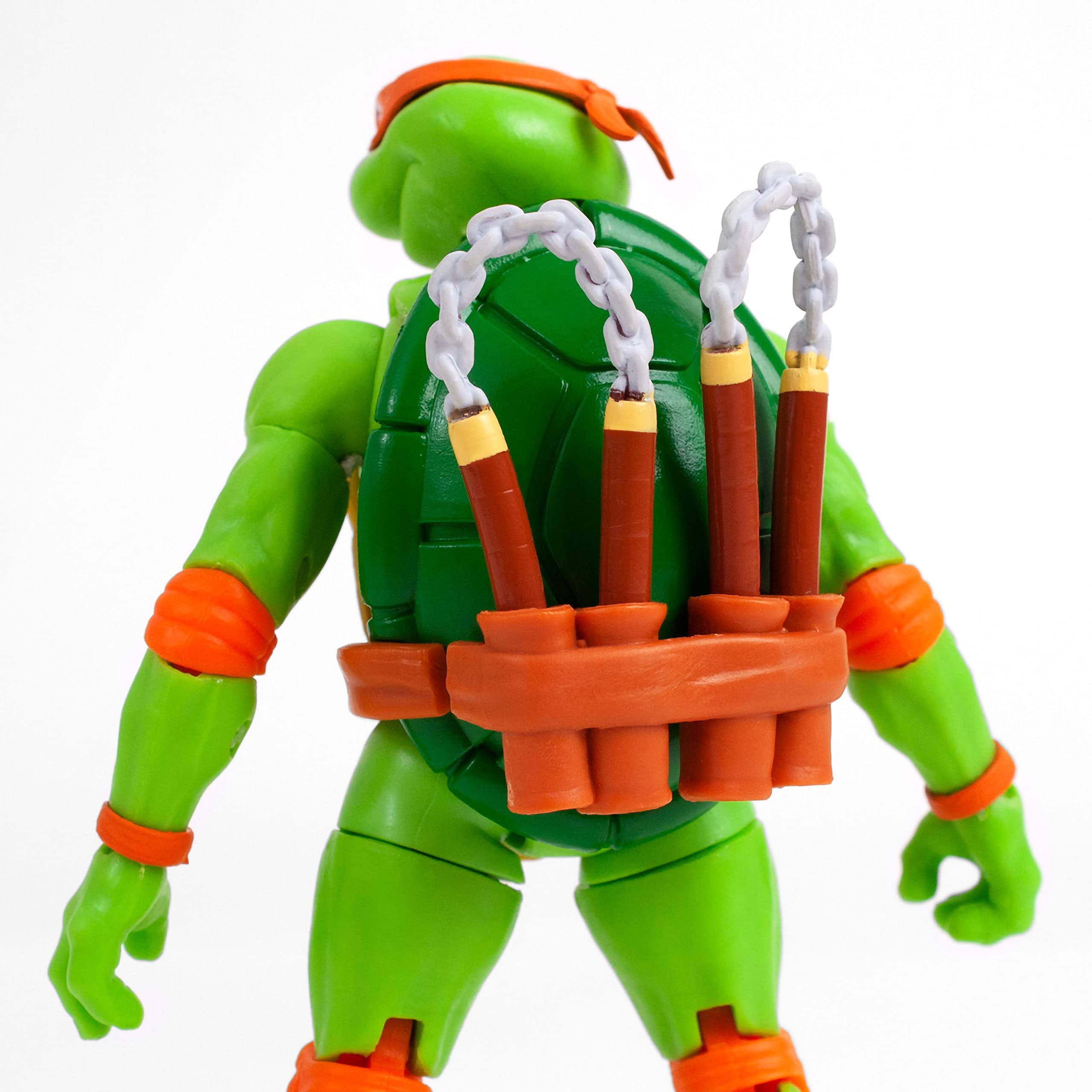 The Loyal Subjects Michelangelo hands set for expressive action gestures.