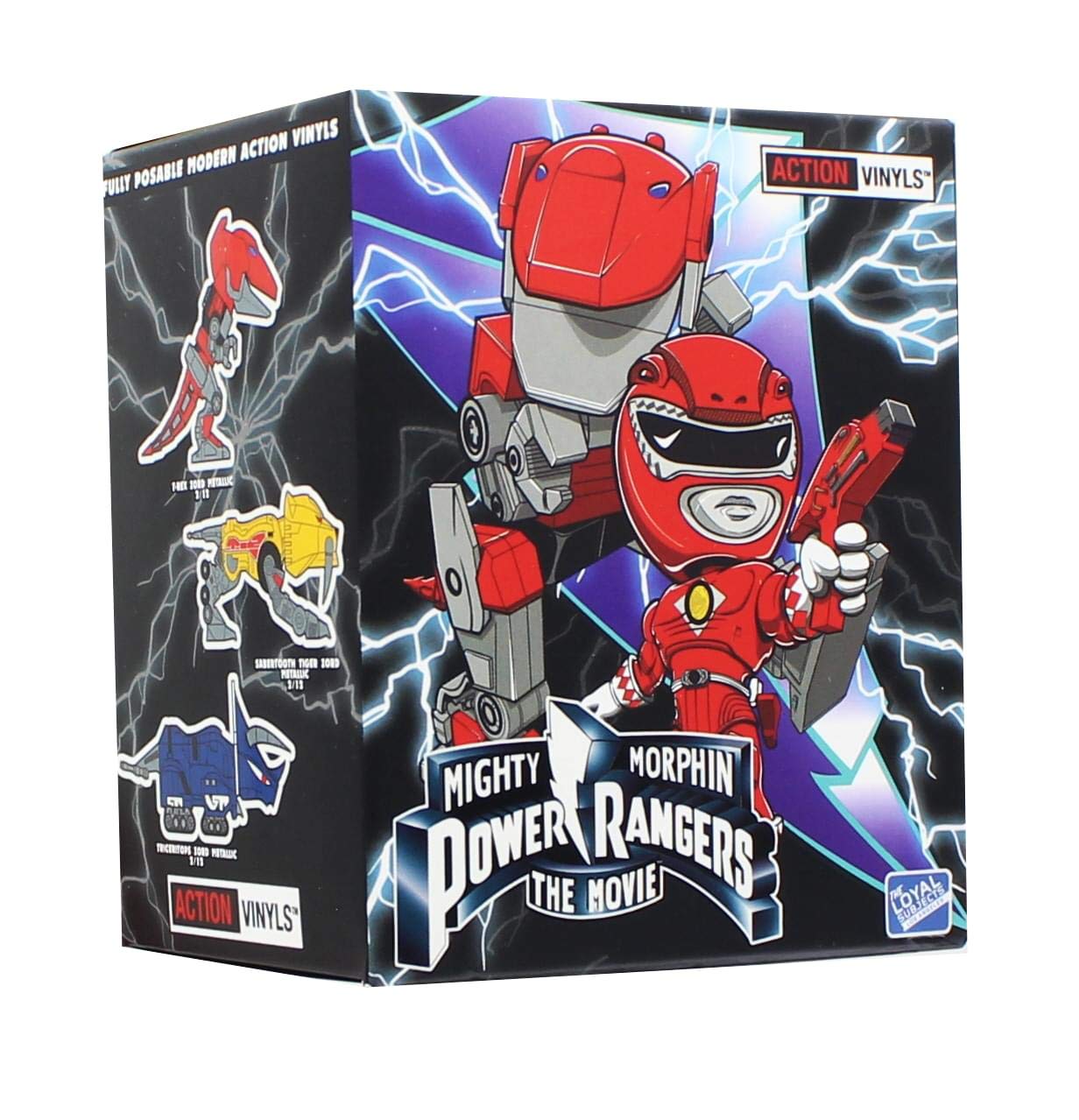 The Loyal Subjects Mighty Morphin Power Rangers Wave 2 blind box packaging sparks collectible suspense.