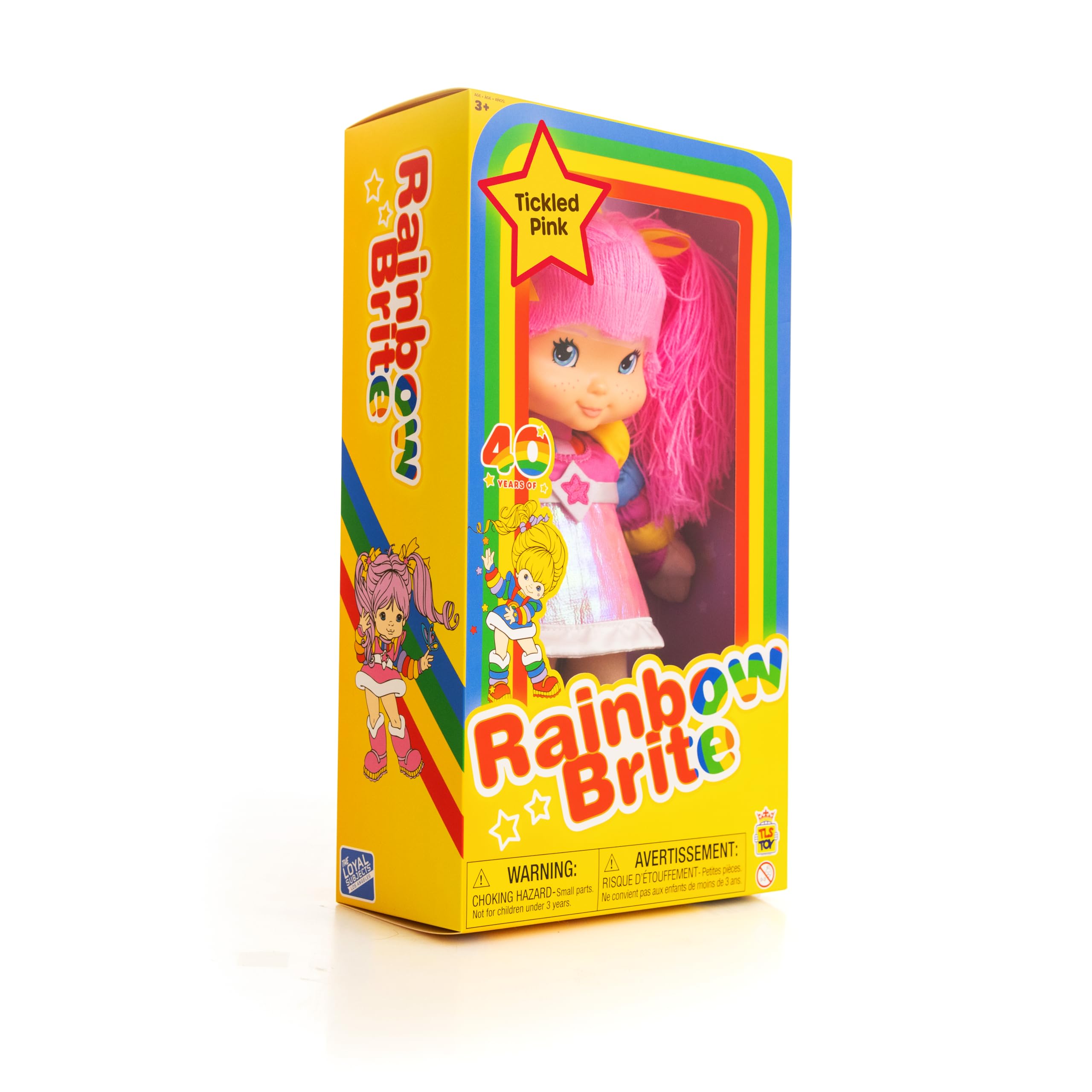 Sticker sheet included to enhance play and collection with Rainbow Brite art