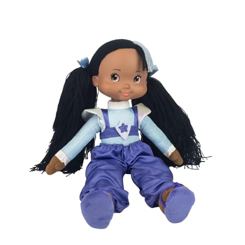 Indigo's roto-molded head with embroidered features adds lasting character.