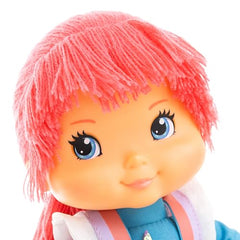 The Loyal Subjects Moonglow doll packaging in yellow window box with rainbow accents