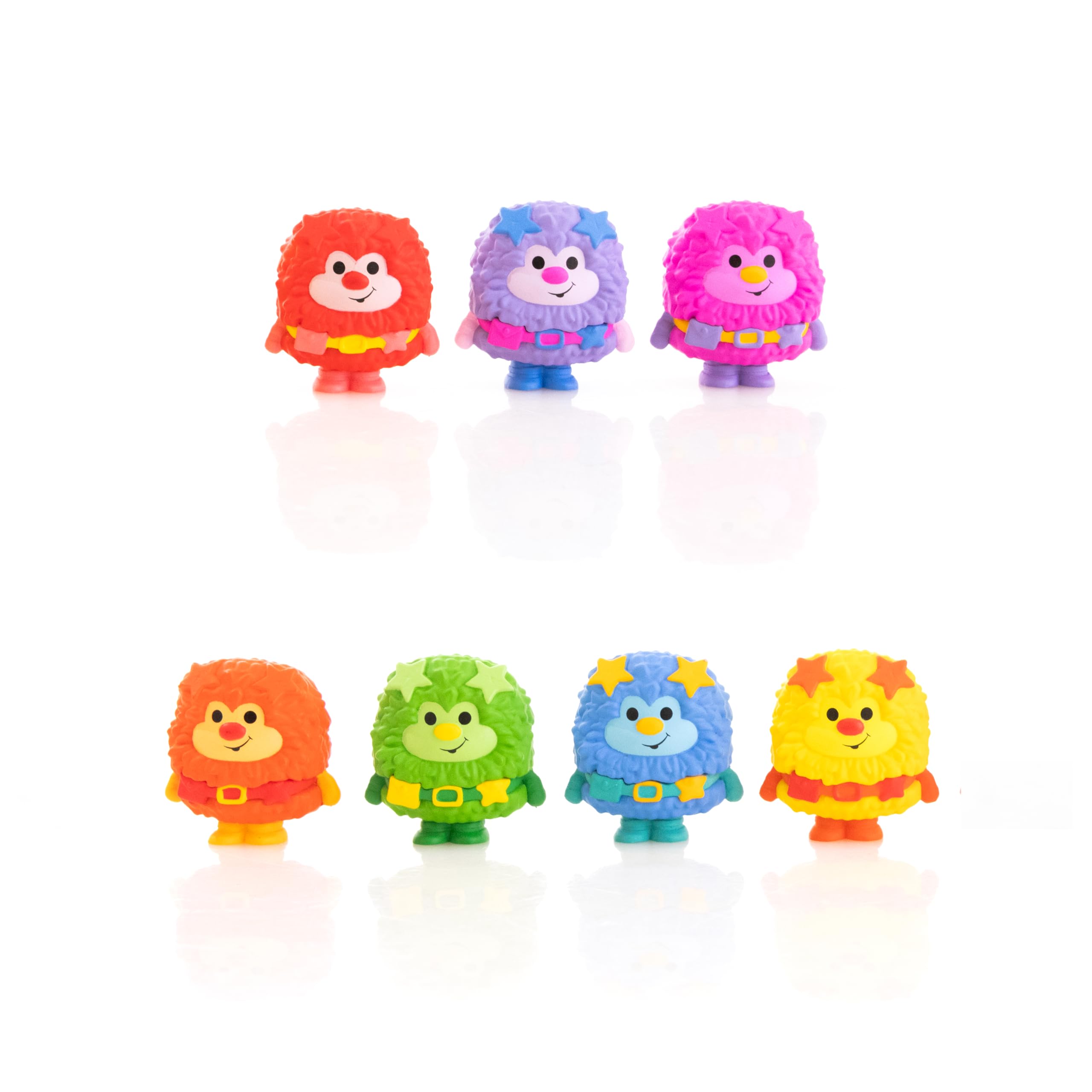 The Loyal Subjects Rainbow Brite seven-sprite set for display and collection.