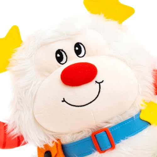 The Loyal Subjects Rainbow Brite Twink plush close-up shows soft white fur texture.