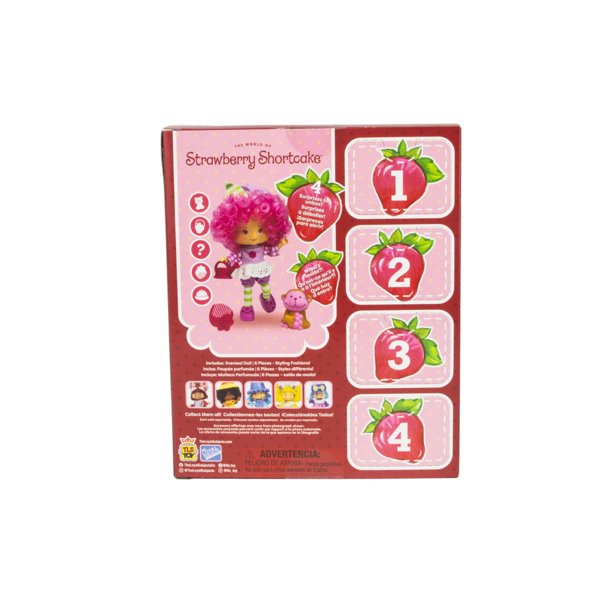 Surprise accessories box for Raspberry Tart adds excitement and variety to play sessions.