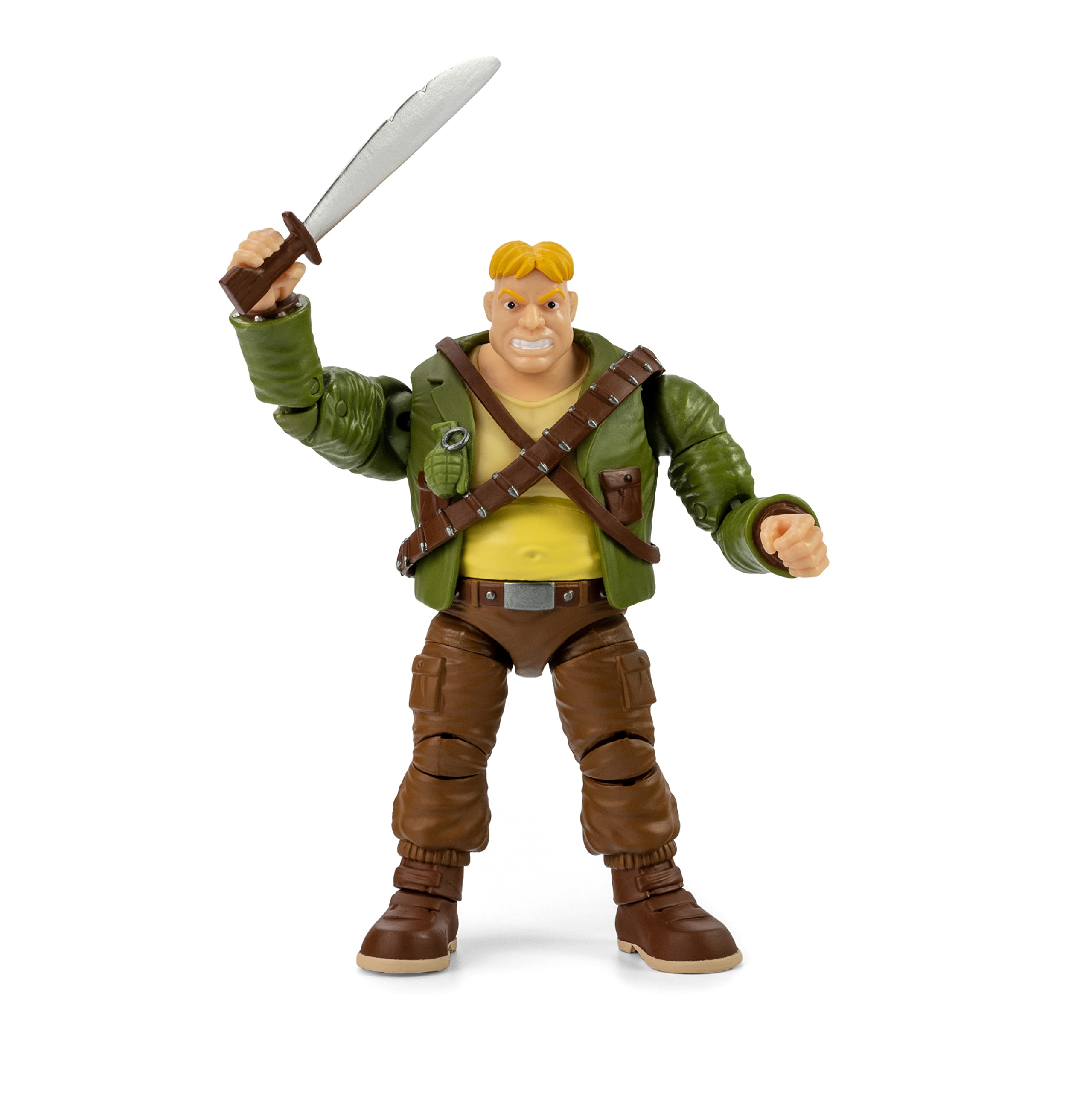 The Loyal Subjects Rocksteady accessories machete rifle enhance play.
