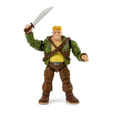 The Loyal Subjects Rocksteady accessories machete rifle enhance play.