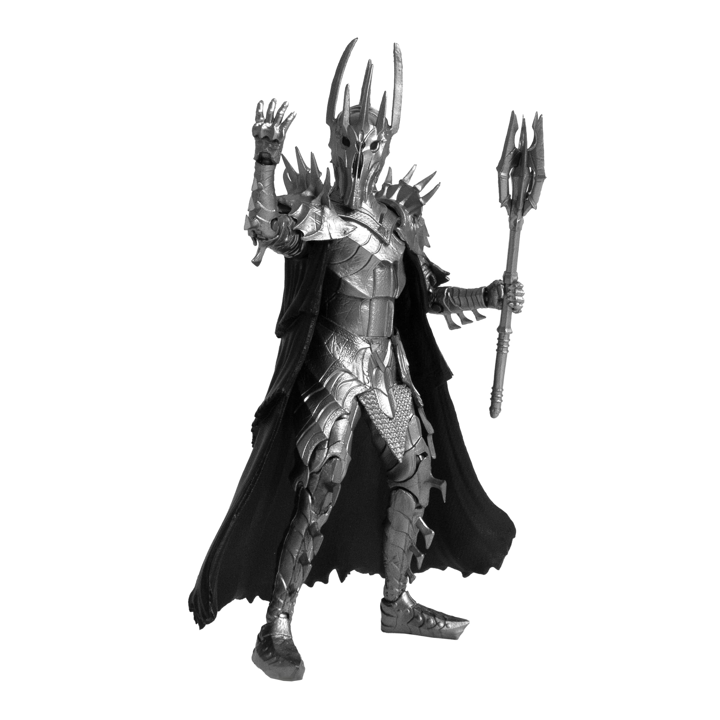 The Loyal Subjects Sauron BST AXN 5 action figure with mace for dramatic shelf display